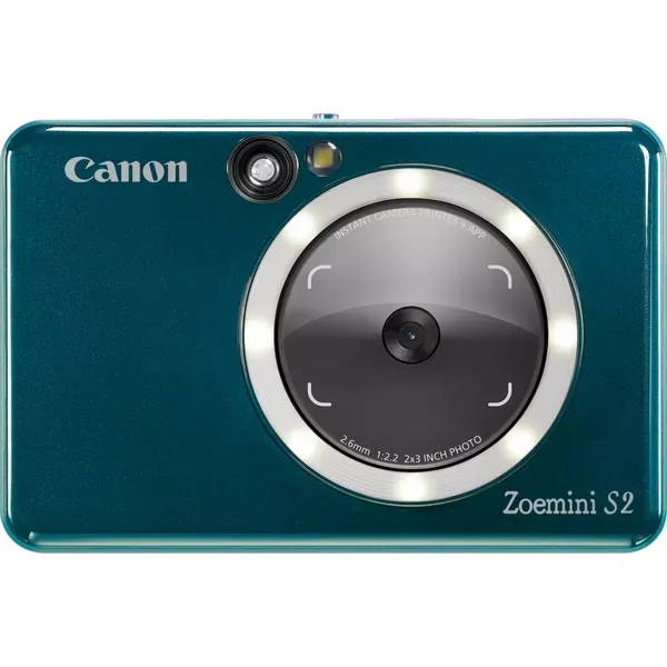Canon ZOEMINI S2 Camera foto instant (zero ink) si imprimanta foto, Teal