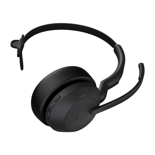 Jabra Casca EVOLVE2 55 UC fara fir, Monoaural, On-Ear, conectare USB-C via Link 380c 