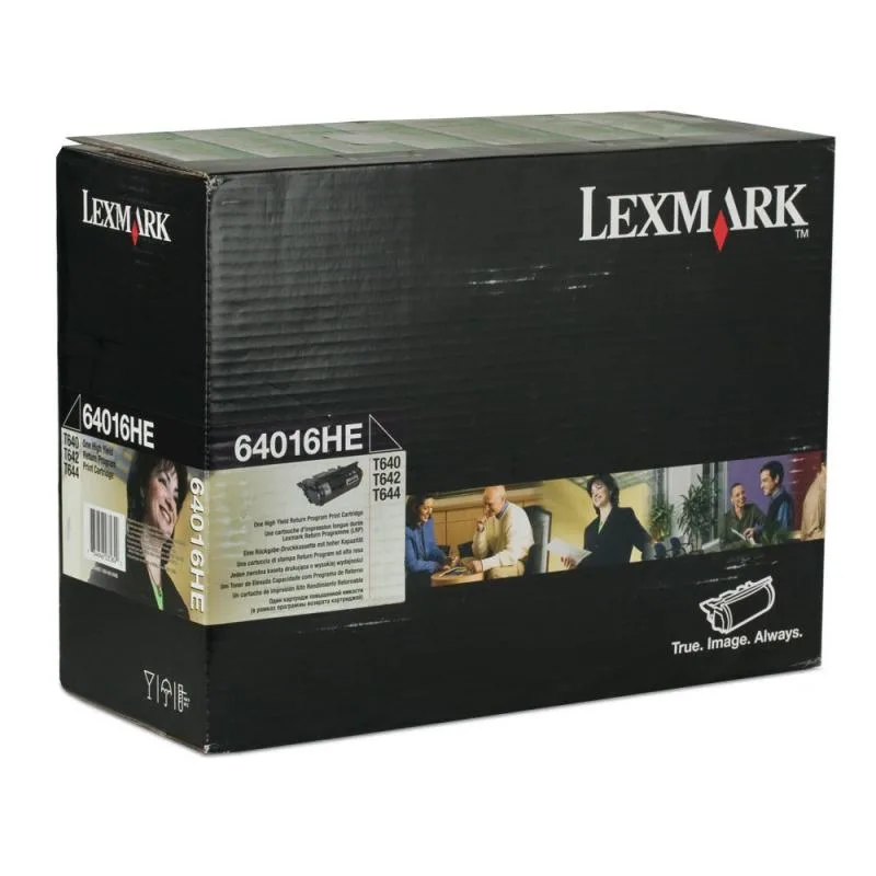 Lexmark 64016HE Cartus toner negru, ORIGINAL, Return Program, High Capacity, 21k