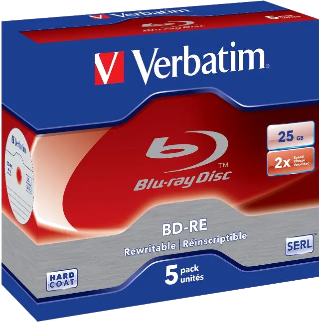 Verbatim BD-R (Blue Ray), capacitate 25 GB, 2x, single layer, Jewel c 