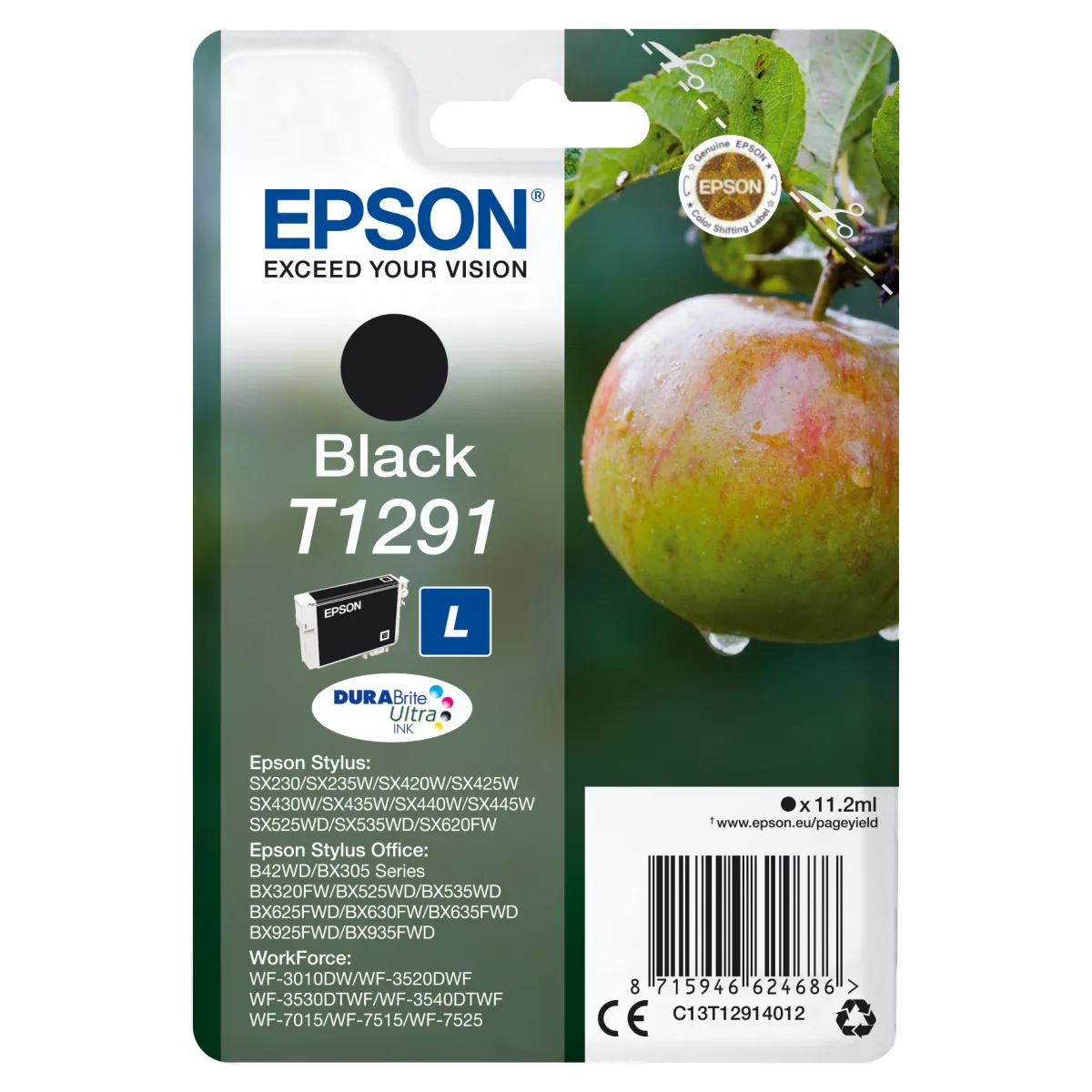Epson Cartus original Black Large Stylus SX425W/SX525WD, 380 pag.
