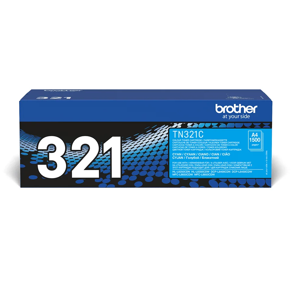 Brother Toner cyan TN-321C, 1500 pagini, pentru HL-L8250CDN 