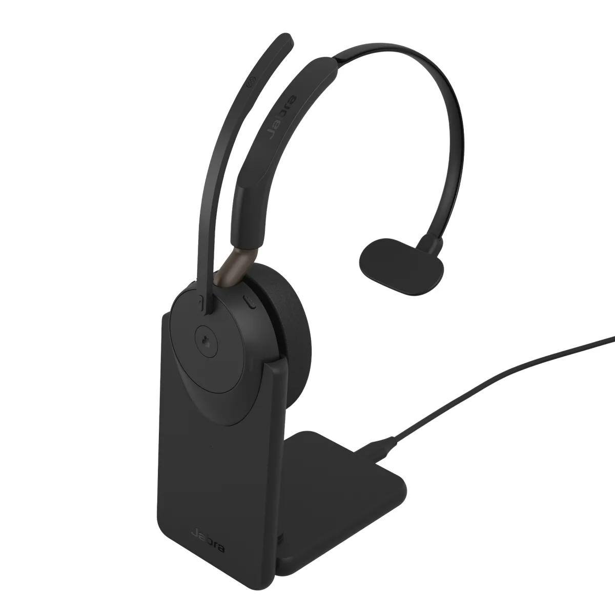 Jabra Casca Evolve3 65 Teams mono USB-A Link 390a, stand incarcare 