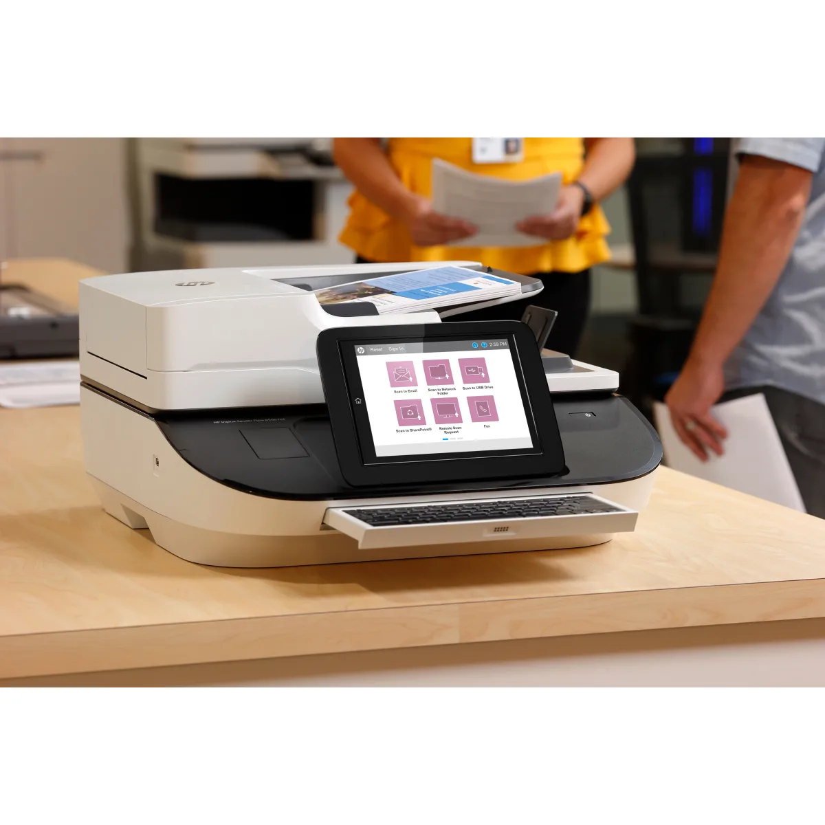 HP Digital Sender Flow 8500 fn2 statie scanare OCR lifestyle