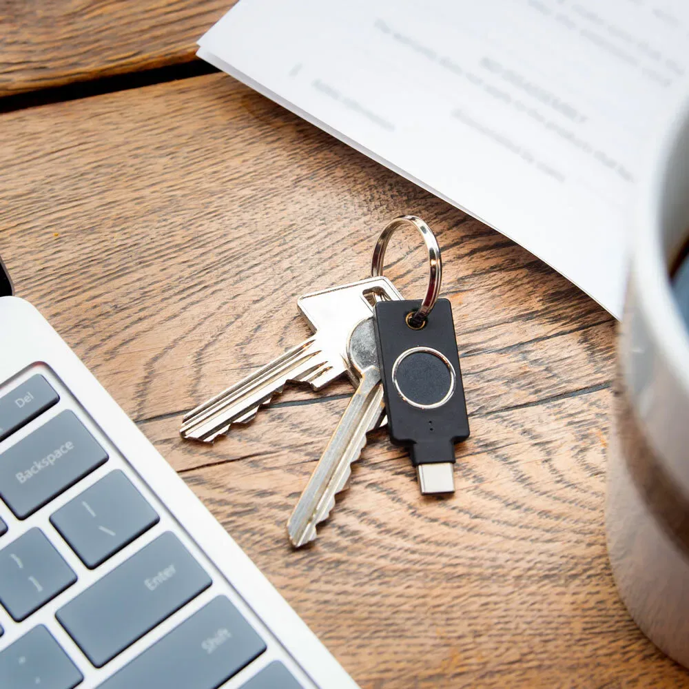 Yubico YubiKey C Bio FIDO Edition, cheie biometrica USB-C 