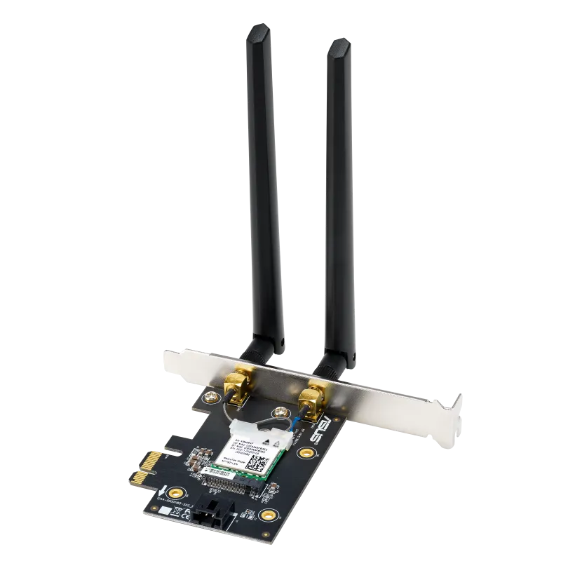 Asus BE6500 adaptor wireless PCIe WiFi 7 Tri Band 
