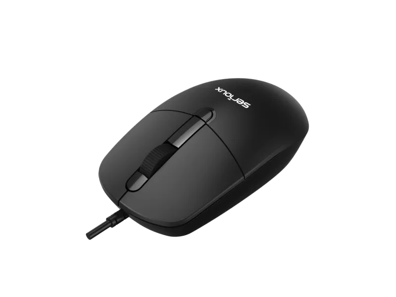 Serioux Kit tastatura si mouse cu fir USB 104 taste 1600 DPI 