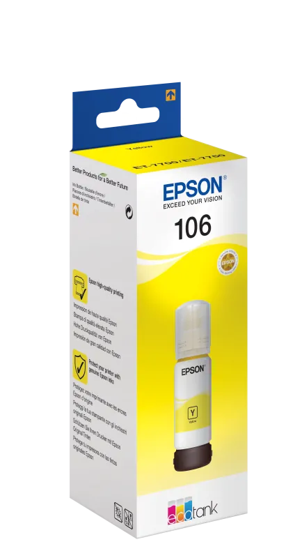 Epson Rezerva cerneala 106 yellow, 70 ml pentru L7160, L7180 