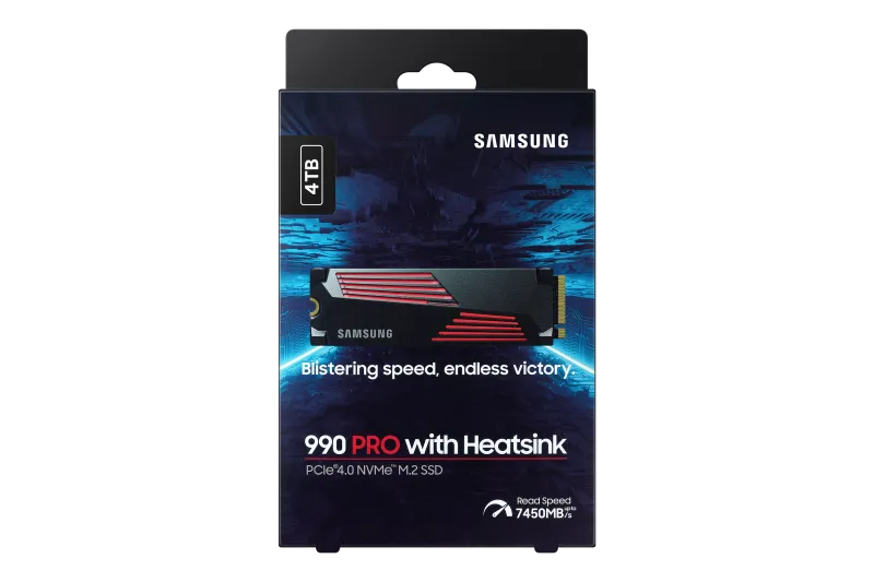 Samsung SSD 990 PRO 4TB PCIe M.2 NVMe, retail, 2280 PCI-E 