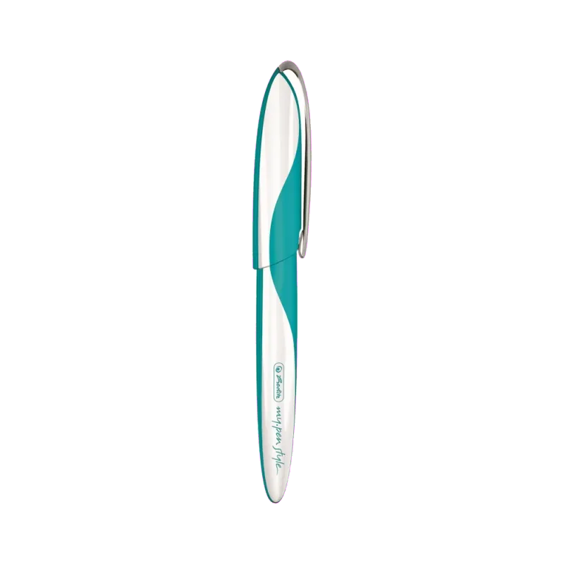 Herlitz Stilou MyPen Style penita M turcoaz grip anti-alunecare