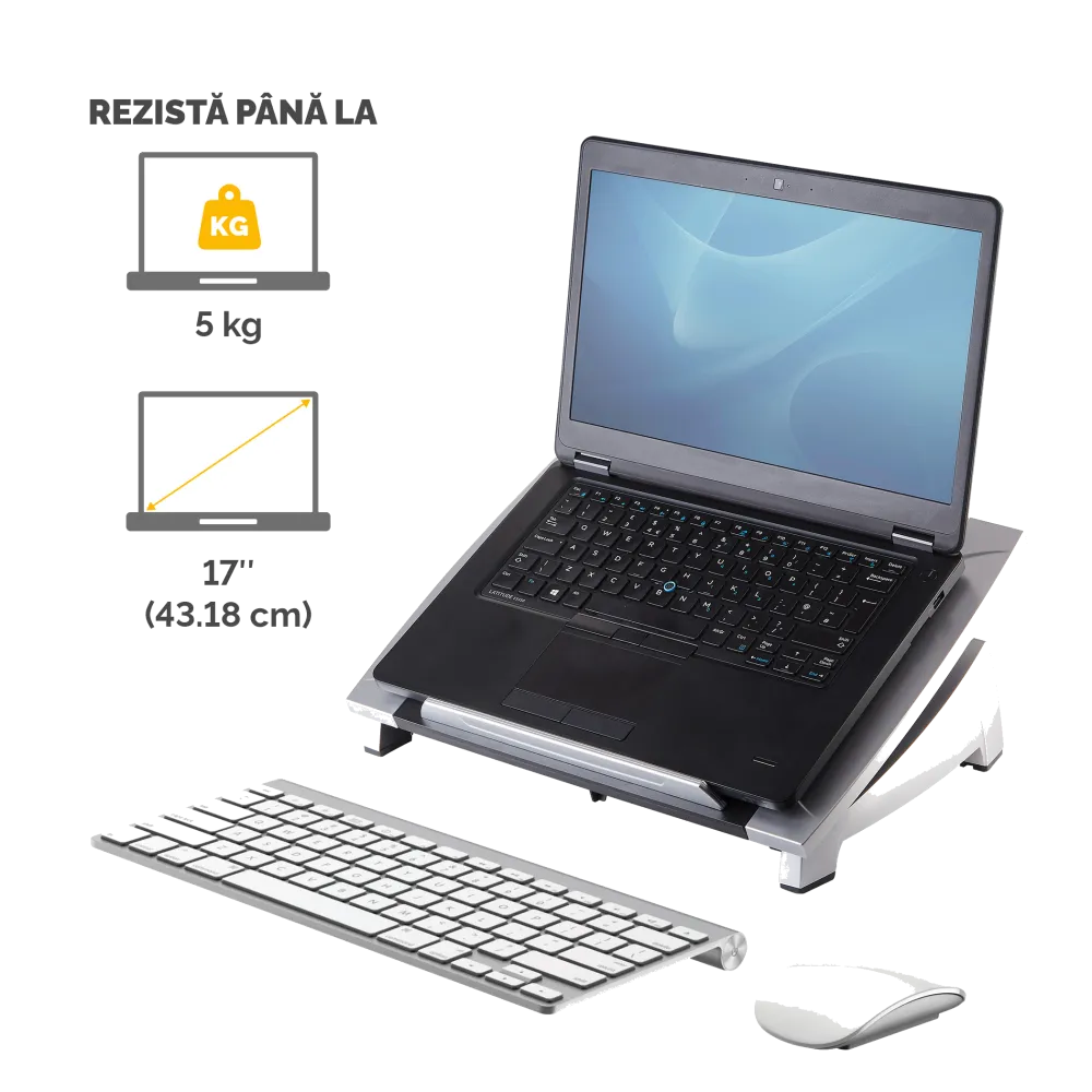 Fellowes Office Suites suport laptop reglabil 14-19cm, pana la 17 inch