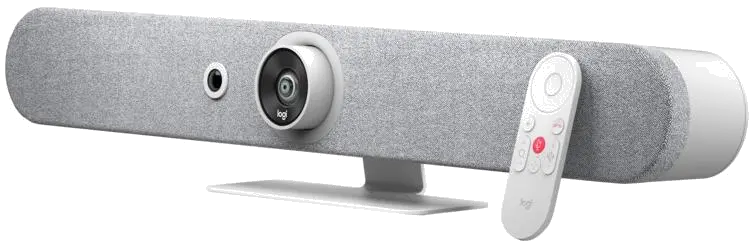 Logitech Rally Bar Mini video bar 4K white pentru sali mici 