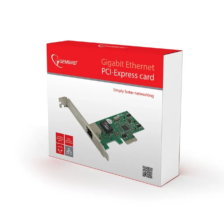 Gembird Placa retea intern, PCI-E, port RJ-45, 1000 Mbps