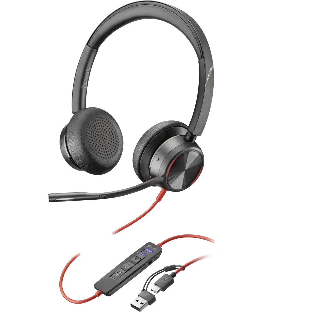 HP Poly Blackwire 8225-M USB-C stereo ANC Teams 