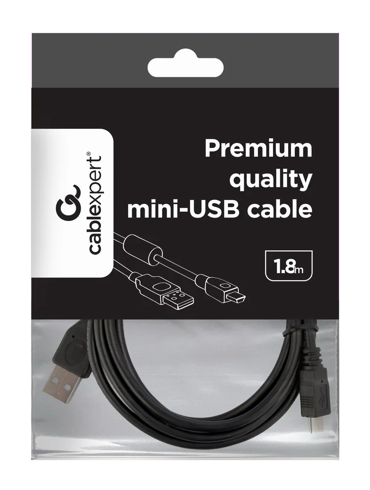 Gembird Cablu USB A [4 pini] -> mini USB - B [5 pini] lungime 1.8m 