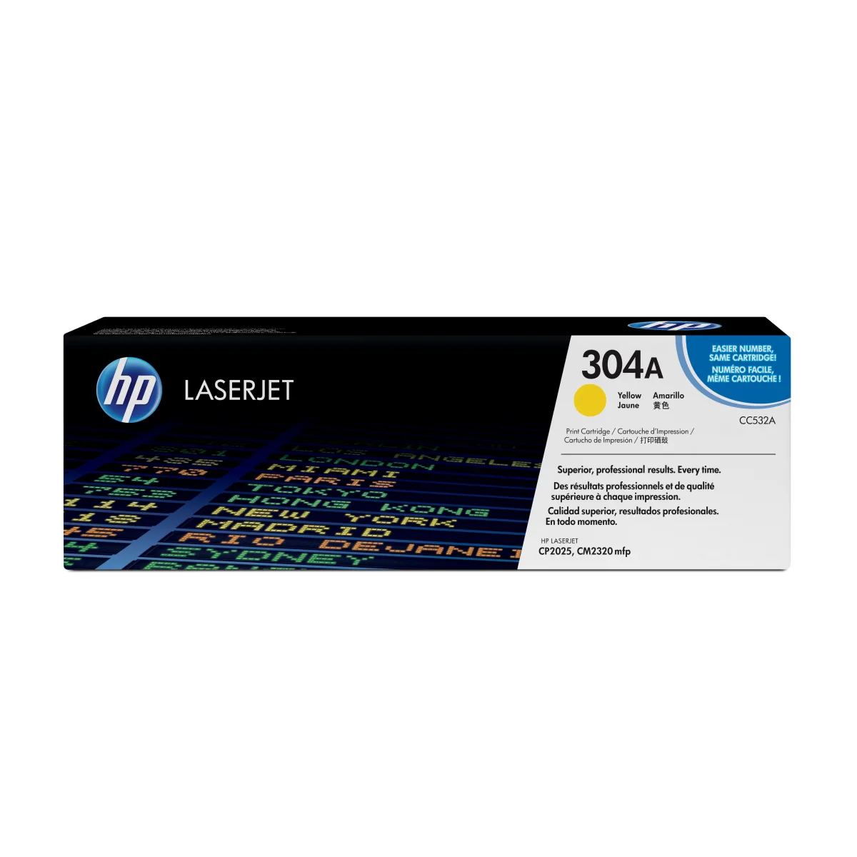 HP CC532A Cartus toner yellow No.304A, 2.8K