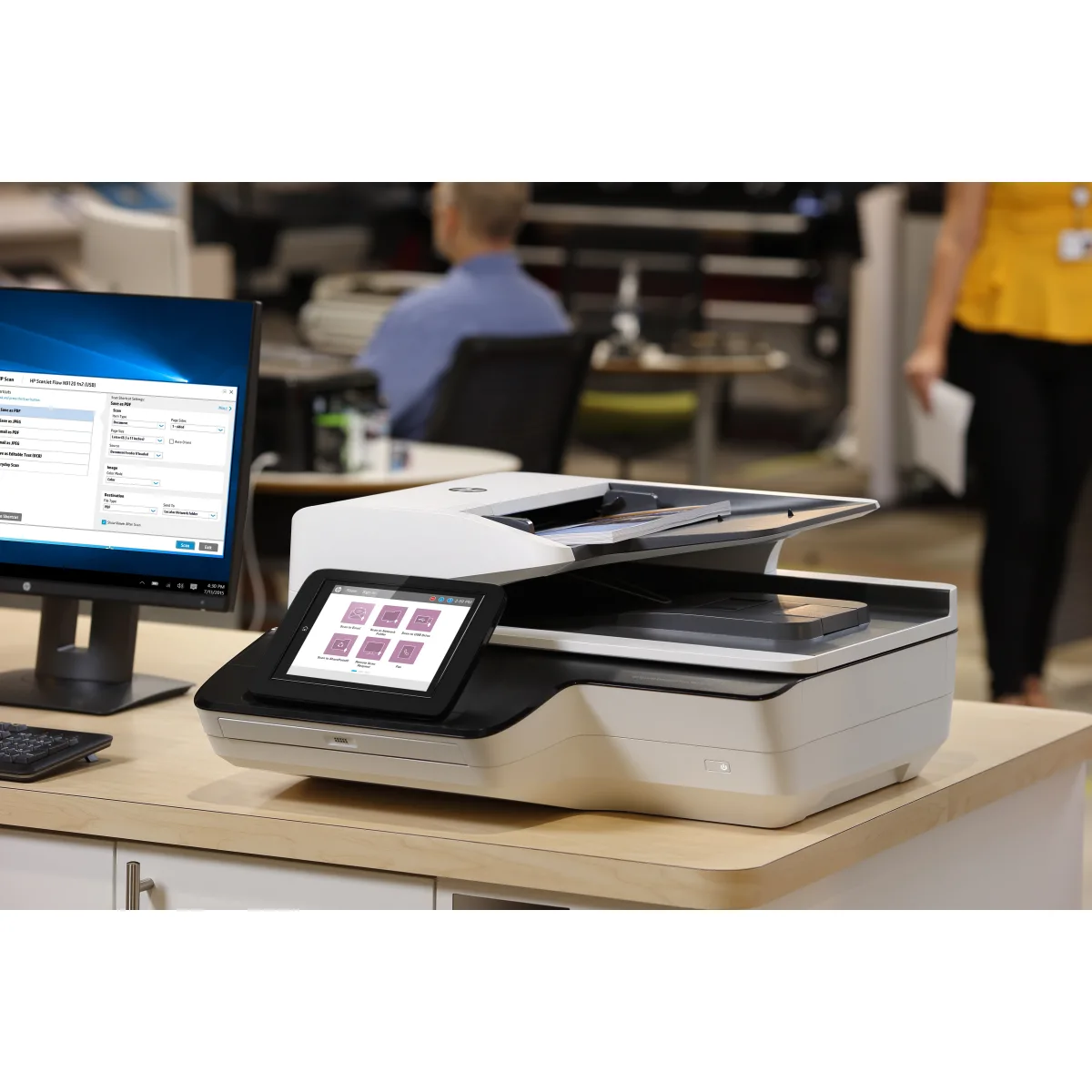 HP ScanJet Enterprise Flow N9120 fn2 scanner A3 lifestyle