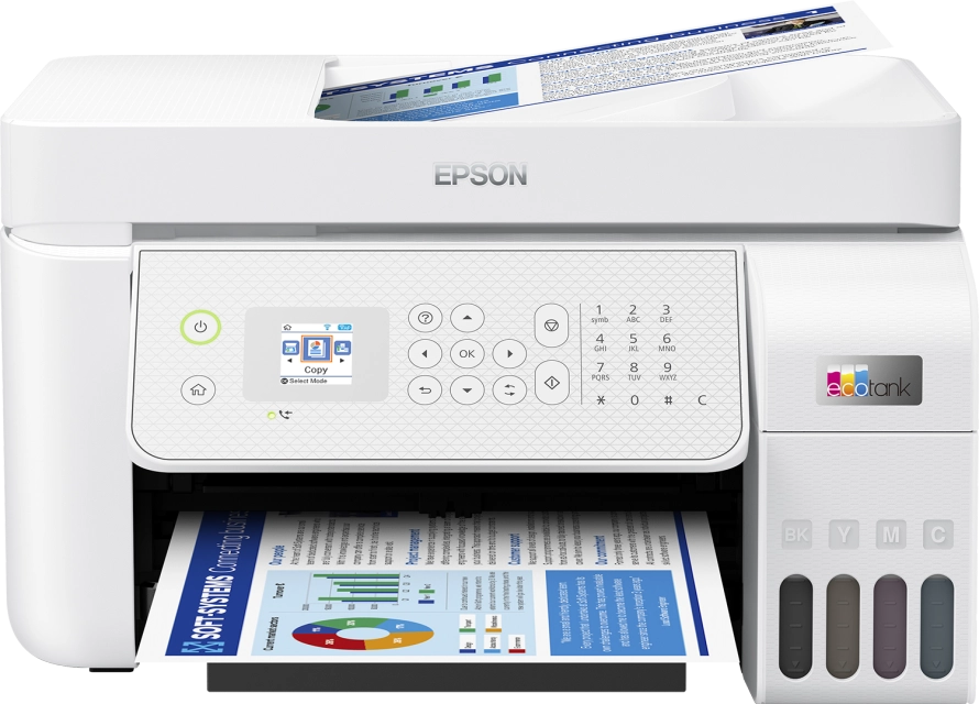 Epson Multifunctional inkjet color EcoTank CISS L5316 4-in-1 A4 ADF USB WI-FI Alb