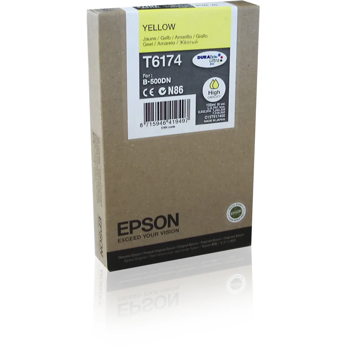 Epson Cartus cerneala Yellow High Capacity pentru C13T617400, 7000pag