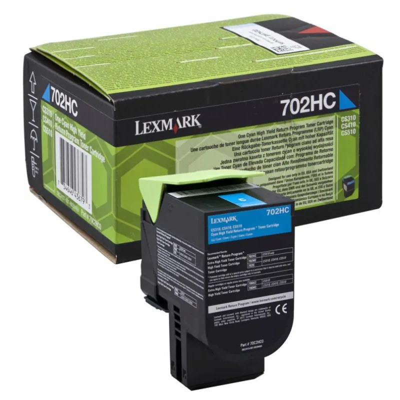 Lexmark 70C2HC0 Cartus toner Cyan, ORIGINAL, Return Program High Capacity, 3000 pag