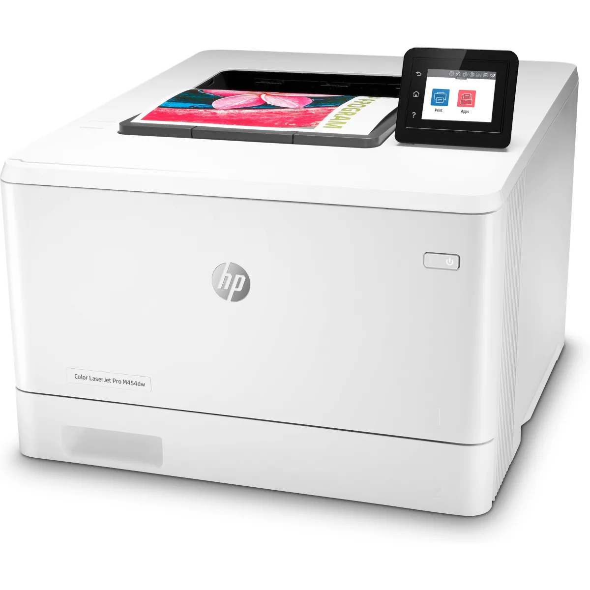 HP LaserJet Pro M454dw imprimanta laser color A4 Wi-Fi (W1Y45A) angle