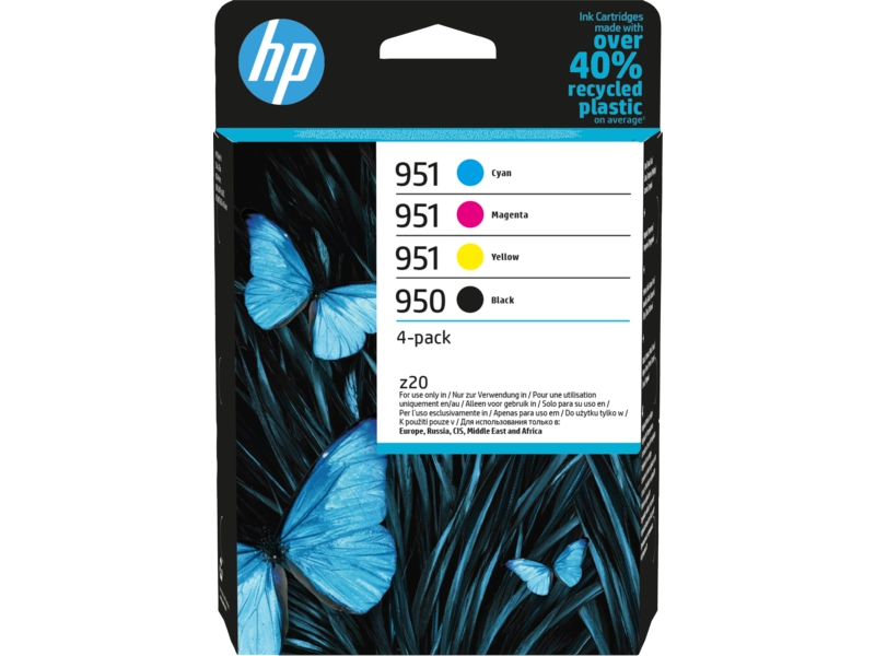 HP Set 4 culori 950 Black 951 CMY Original Ink