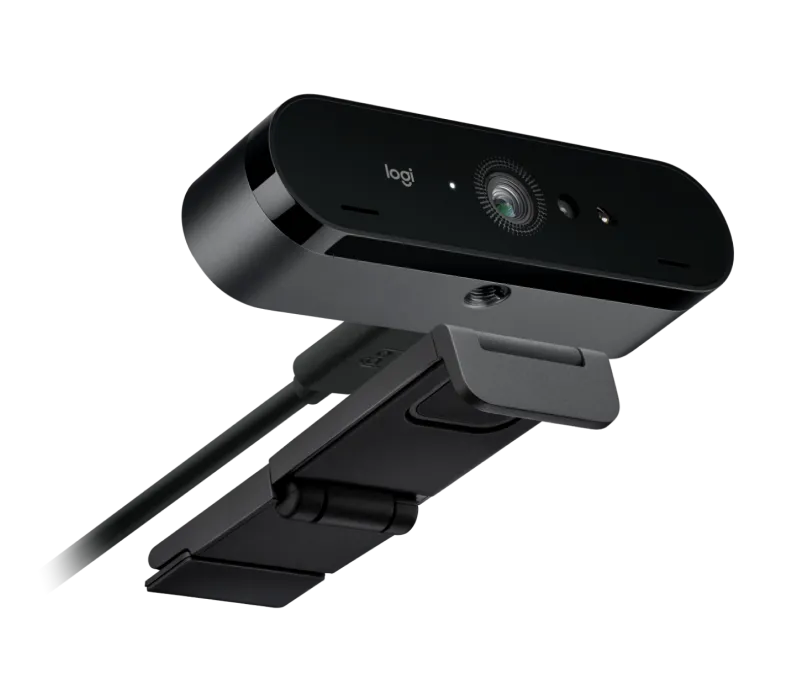 Logitech Brio Webcam 4K Ultra HD 30fps, 5x digital zoom, RightLight 3, Windows Hello 