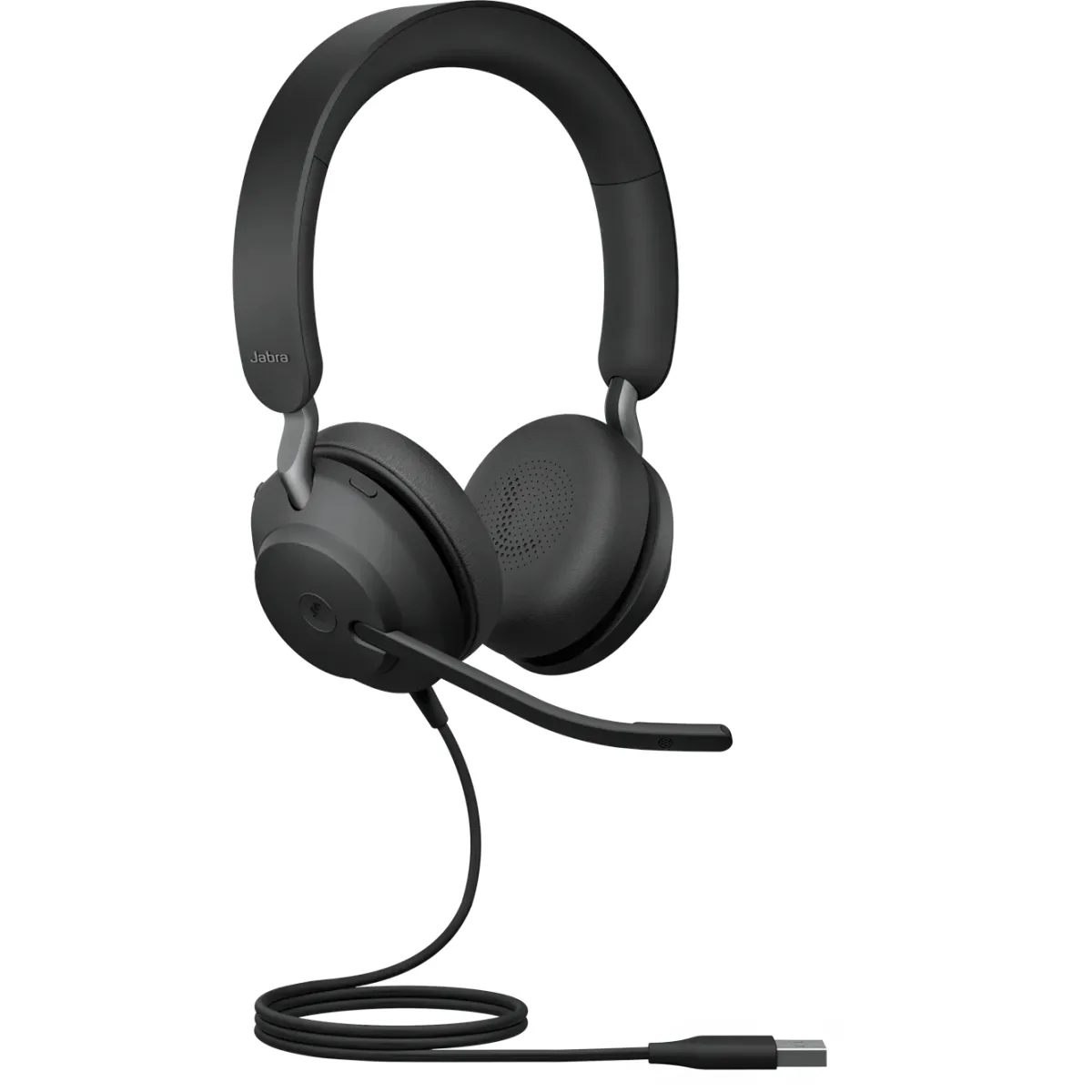 Jabra Casca EVOLVE2 40 MS cu fir, Binaural, On-Ear, conectare USB-A