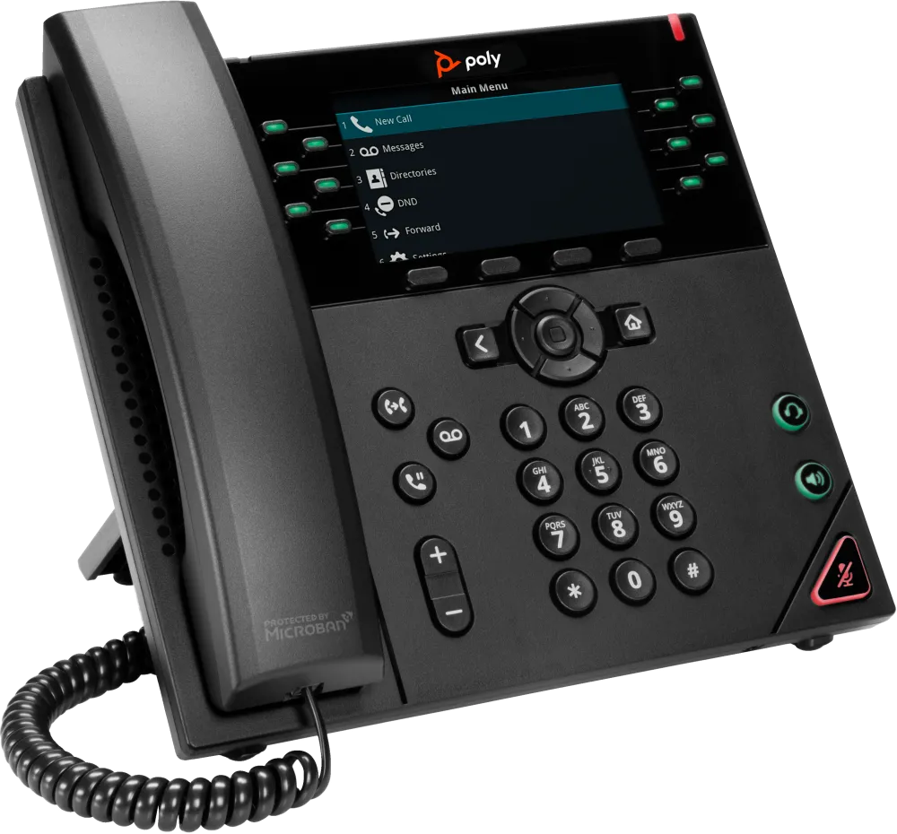 HP Poly VVX 450 12-Line IP Phone and PoE-enabled No localization 