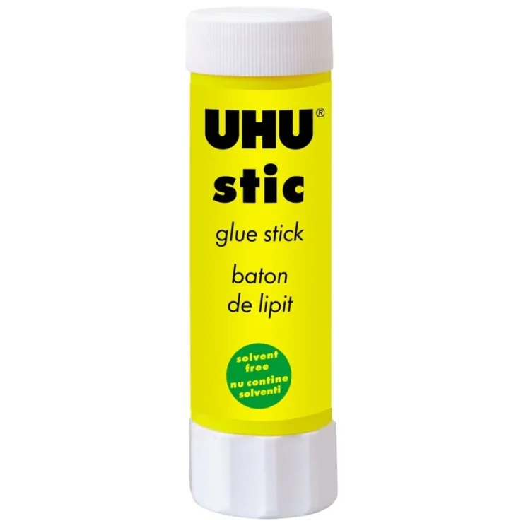 UHU Stick adeziv solid 40g fara solvent hartie carton