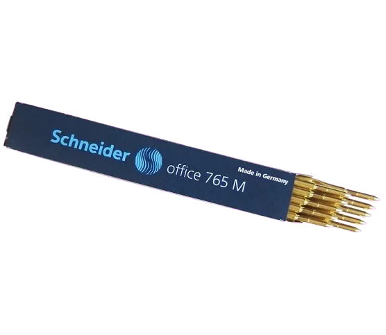 Schneider Set 10 rezerve pix Office 765M negre 0.4mm 3000m