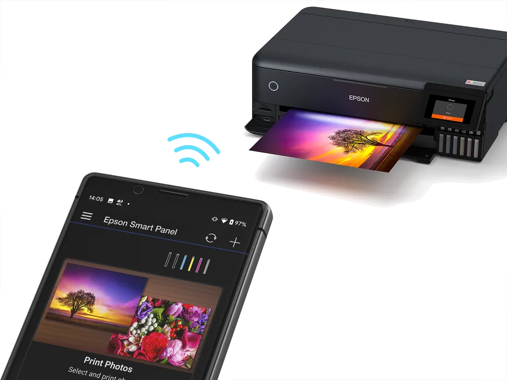 Epson Multifunctional inkjet color CISS L8180, dimensiune A3+ 3-in-1 USB 2.0 Wireless 