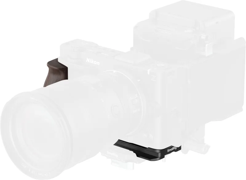 SmallRig Placa L Nikon ZR 5906, Arca, maner lemn, negru/maro 