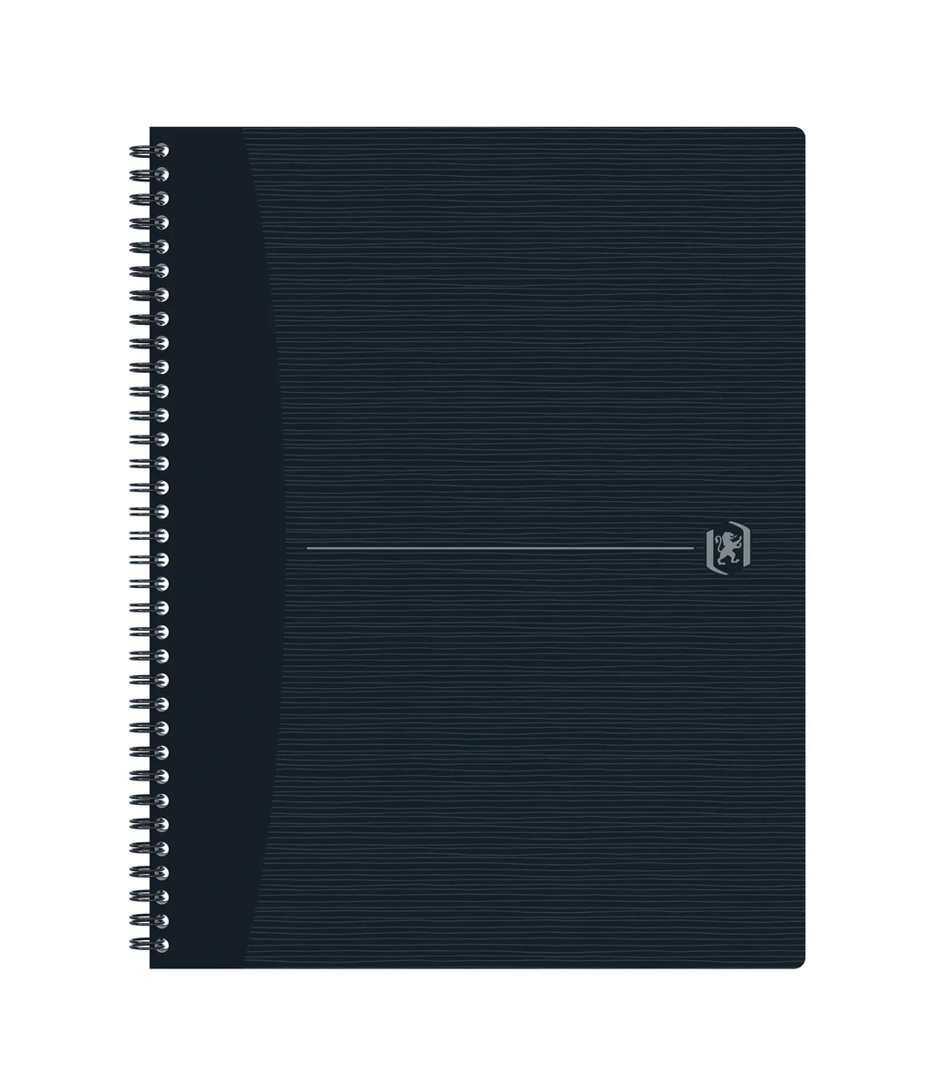Oxford Caiet Origins A4+ dictando, spira, 70 file, negru