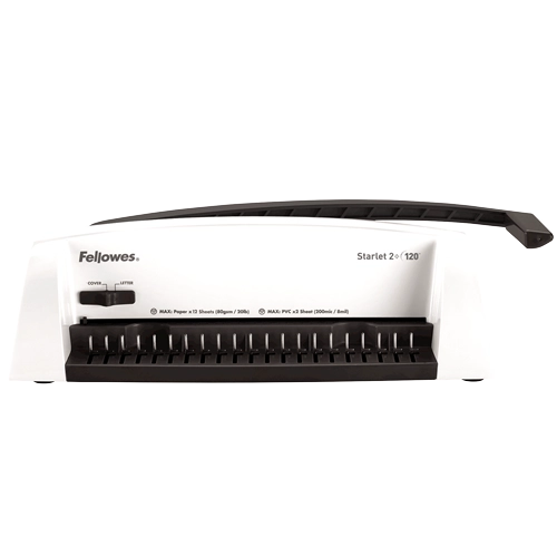 Fellowes Aparat indosariat A4 Starlet 2+120, indosariere si perforare max 120/12 coli