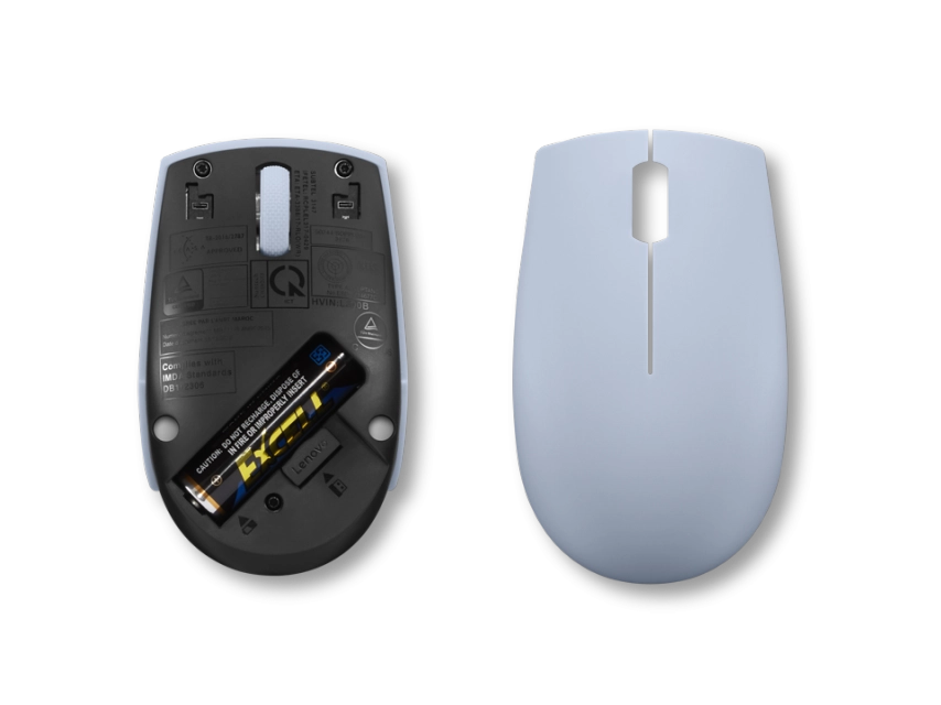 Lenovo Mouse compact albastru model 300 wireless 3 butoane, 1000dpi 