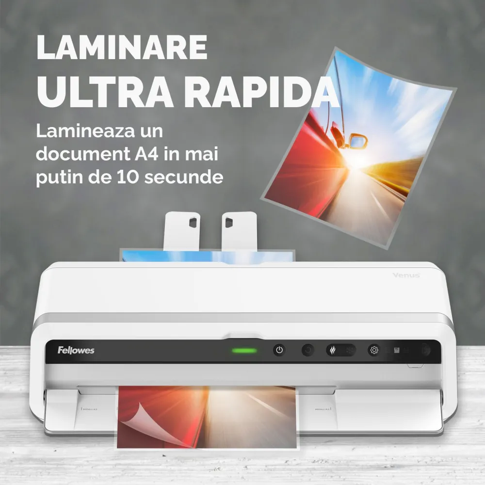 Fellowes Laminator A3 VenusLX 250mic 320mm 2180mm/min 6role lifestyle