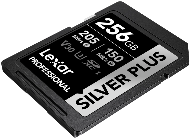 Lexar SDXC Professional SILVER Plus 1066x UHS-I/U3/A2/4K R205/W150 (V30) 256GB 