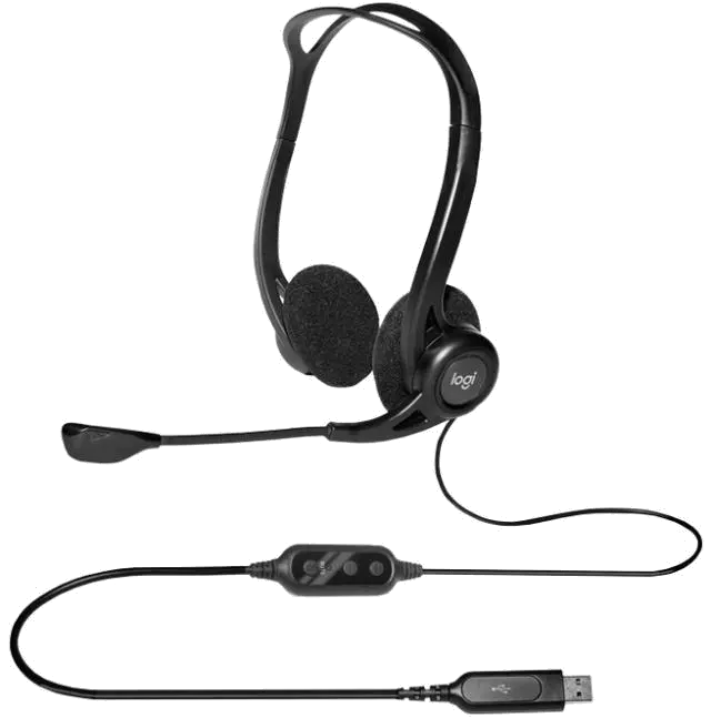 Logitech Casca PC Headset 960 cu fir, Binaural, On-Ear, conectare USB,