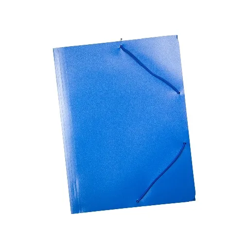 Office Max Mapa plic A4 plastic albastra cu elastic la colturi