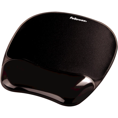 Fellowes Crystal gel mouse pad NEGRU dimensiuni 202 x 230 x 32 mm 