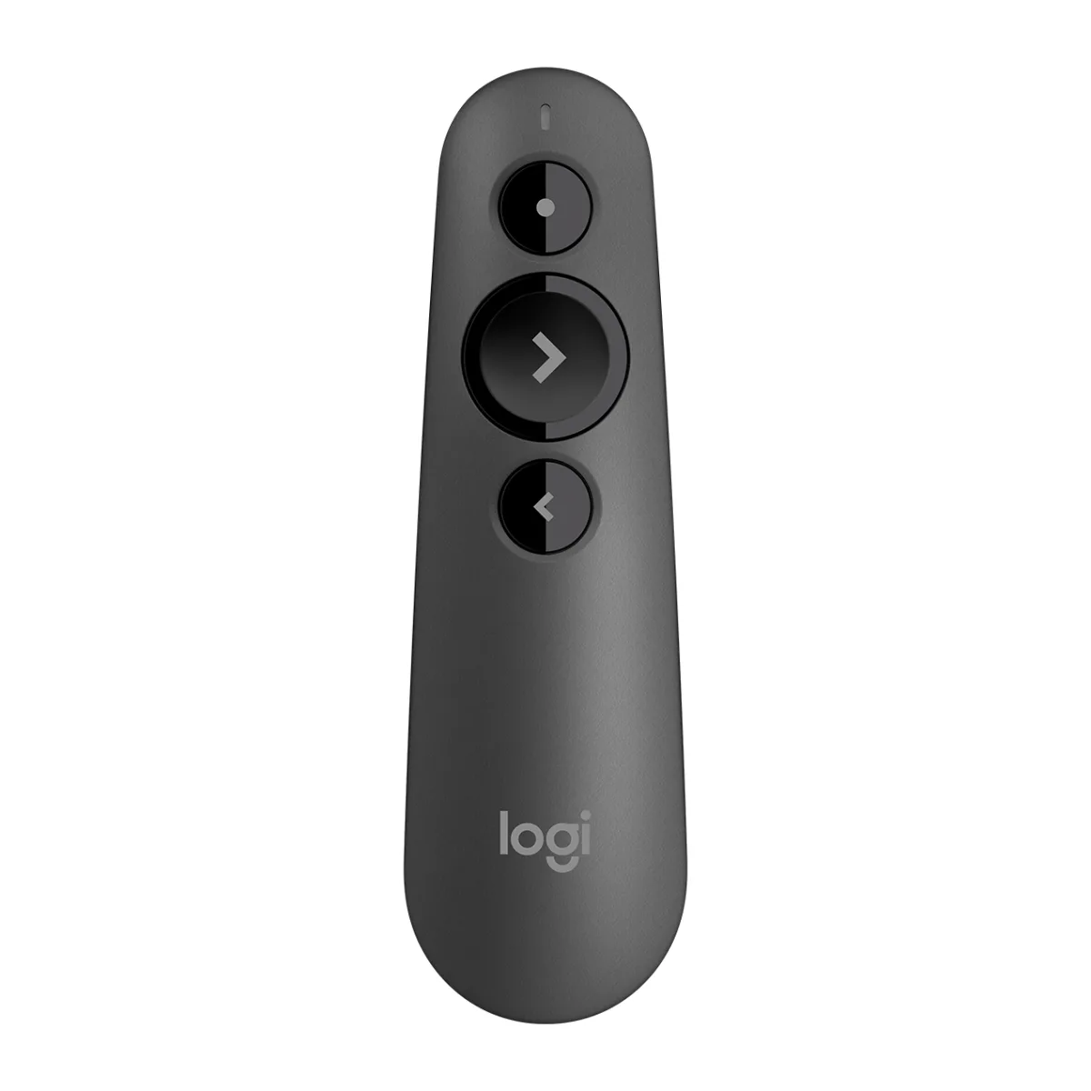Logitech Presenter laser R500s Bluetooth USB raza20m Graphite angle
