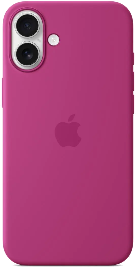 Apple iPhone 16 Plus Silicone Case with MagSafe - Fuchsia (Seasonal) 