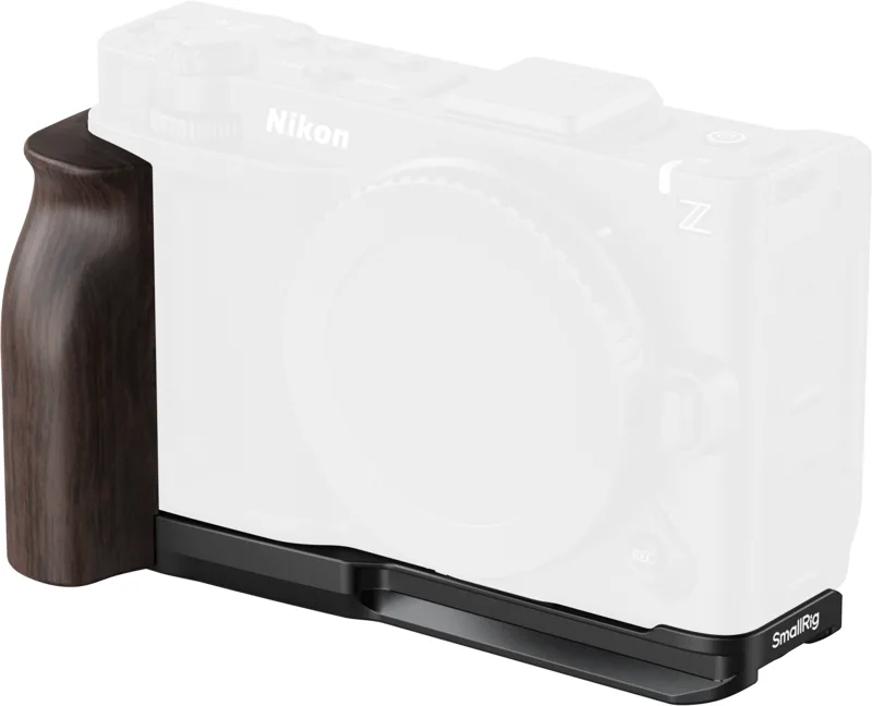 SmallRig Placa L Nikon ZR 5906, Arca, maner lemn, negru/maro
