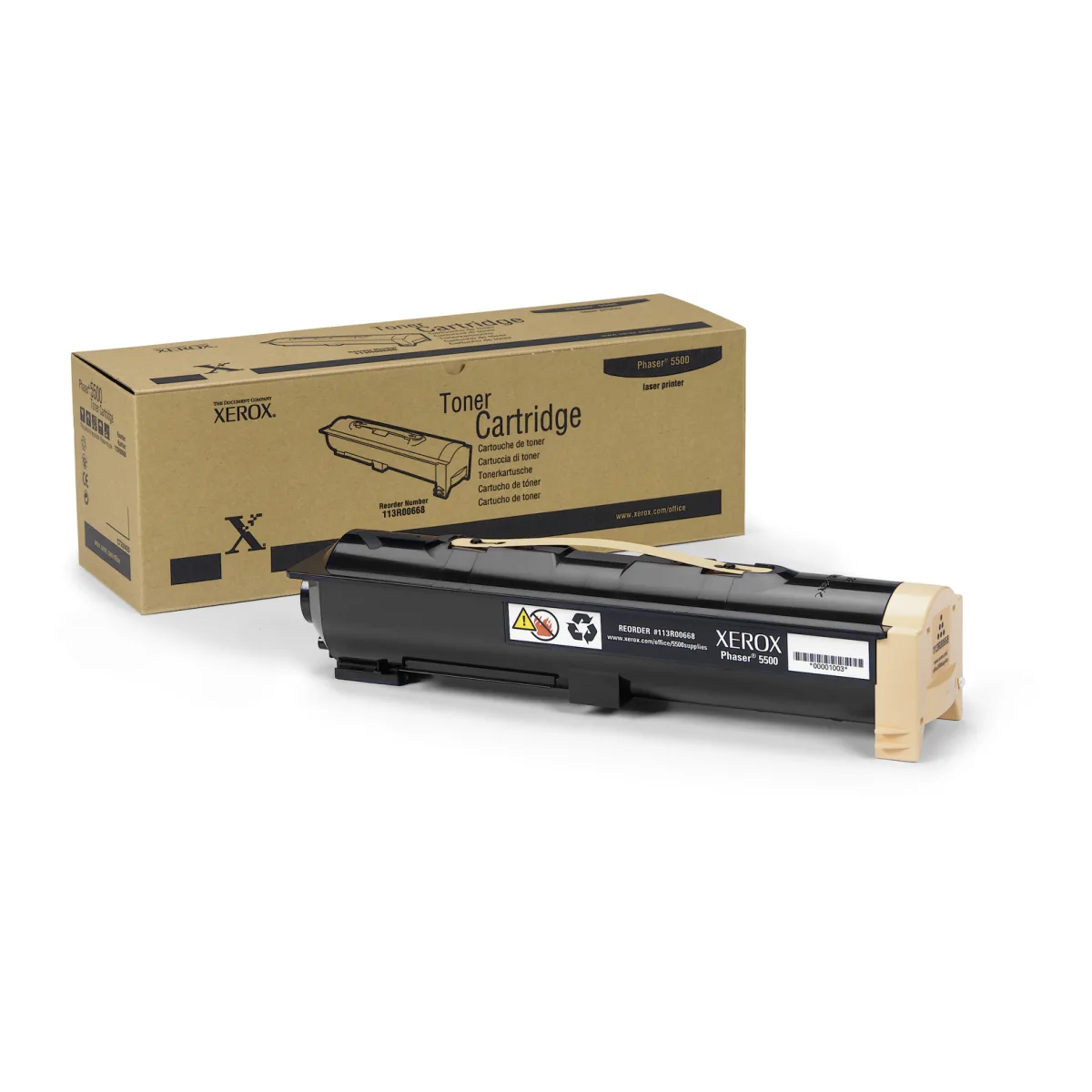 Xerox 113R00668 Cartus toner negru ORIGINAL Standard Cap, 30.000 pag la 5% acoperire