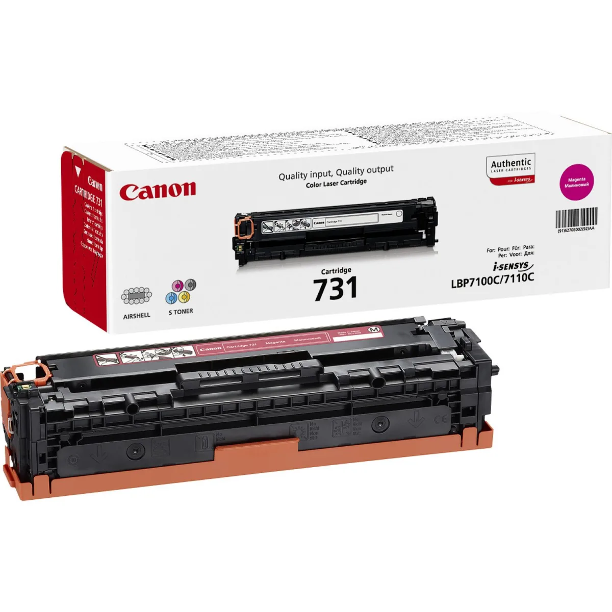 Canon CRG-731M Cartus toner original Magenta, pt. LBP7100C , LBP7110C, MF8230 1500 pag