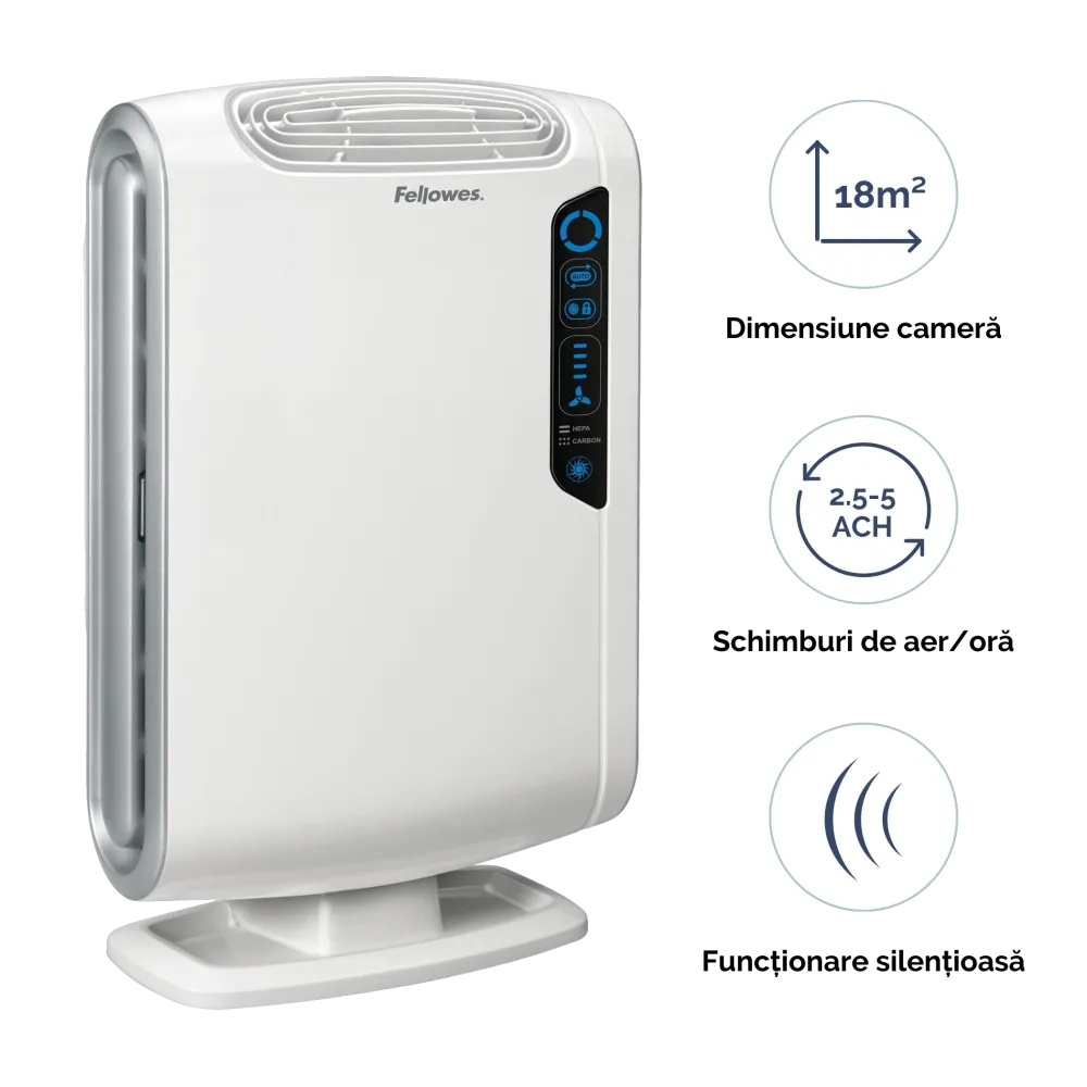 Fellowes AeraMax DX55 Plasma True - purificator aer 18-36mp 