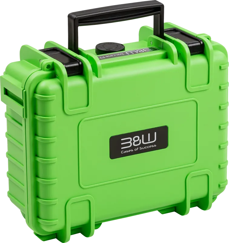 B&W Geanta de transport si carcasa de protectie pentru DJI Osmo Pocket 3 Verde neon 