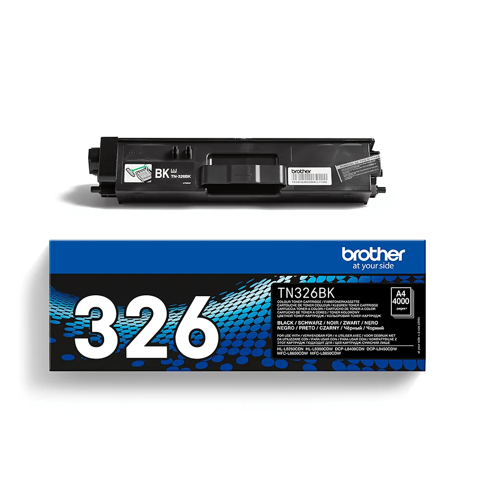 Brother Toner negru TN-326BK, 4000 pagini, pentru HL-L8250CDN