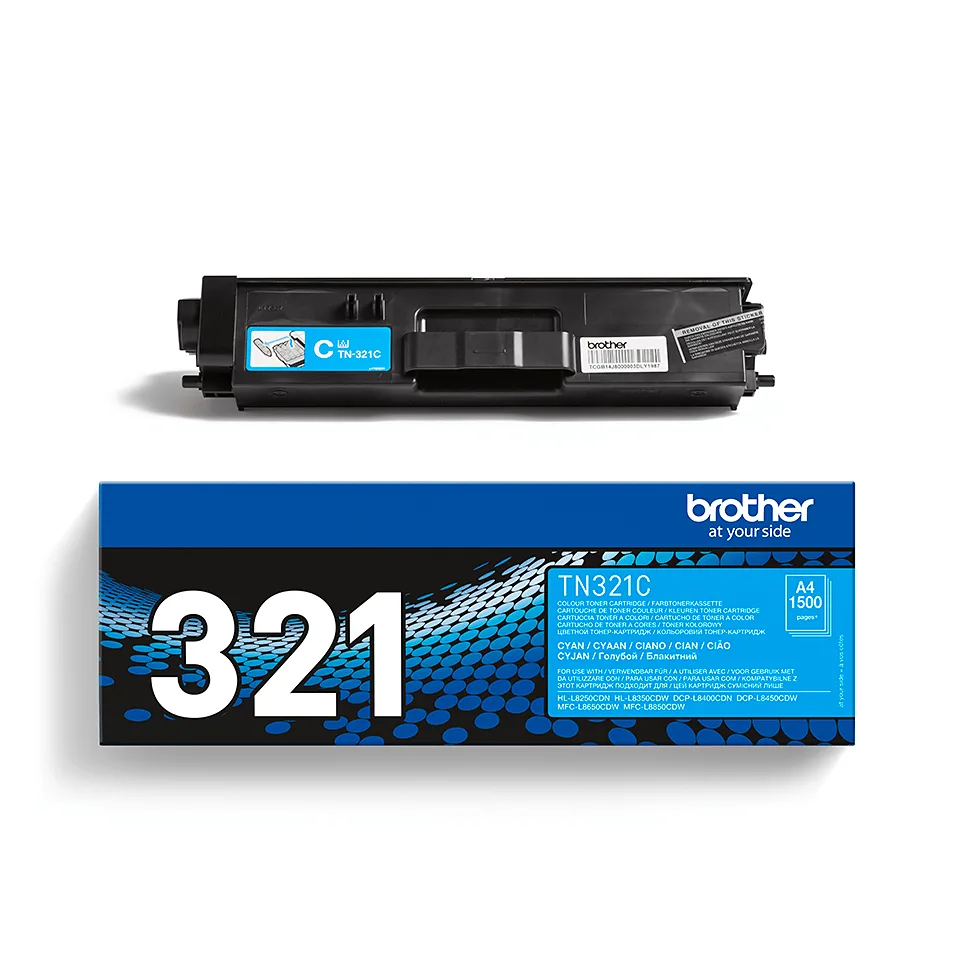 Brother Toner cyan TN-321C, 1500 pagini, pentru HL-L8250CDN